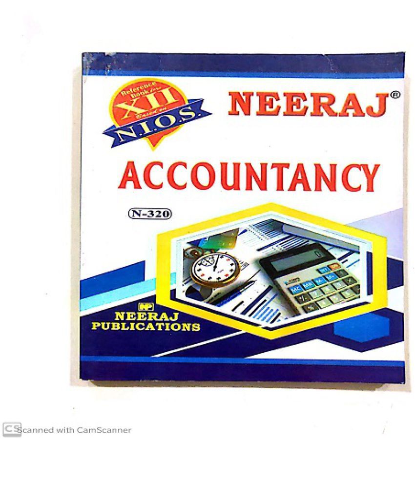 NIOS NEERAJ ACCOUNTANCY REFERENCE BOOK FOR CLASS XII ENGLISH MEDIUM [N320] Buy NIOS NEERAJ