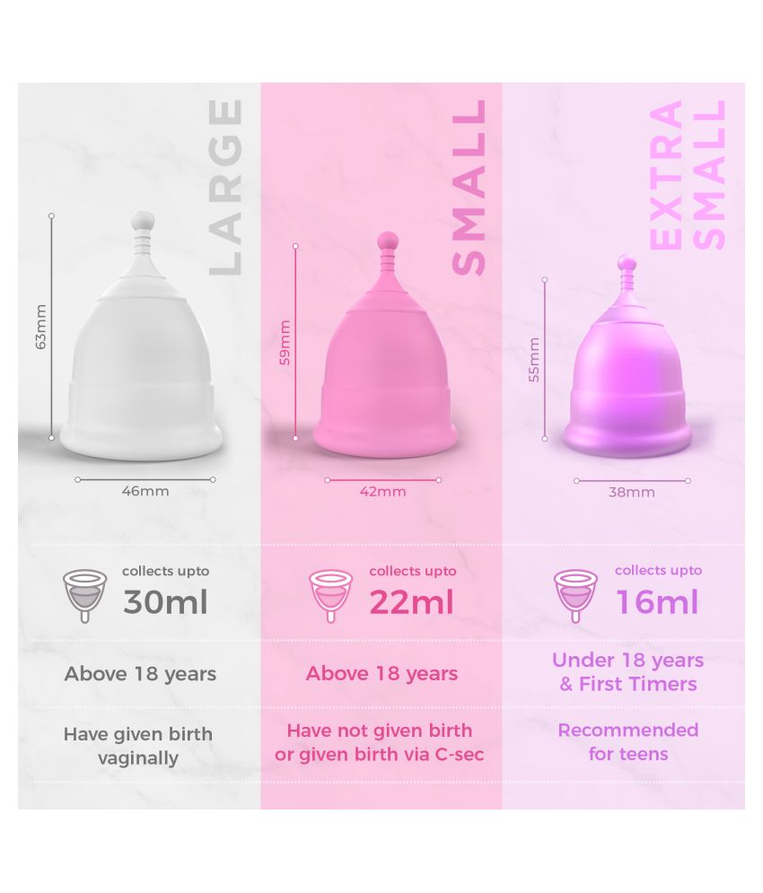 Pee Safe Menstrual Cups for Women Odour & Rash Free Leakage Proof