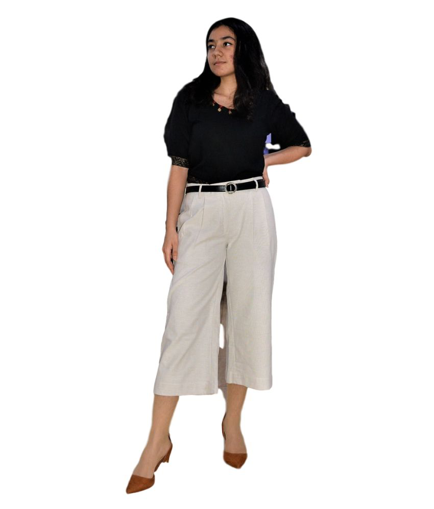 Buy Fabbliss Cotton Culottes Online at Best Prices in India - Snapdeal