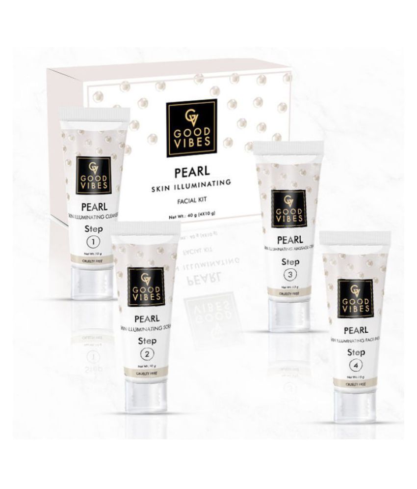 Good Vibes Skin Illuminating Facial Kit Pearl (40 g) Buy Good Vibes