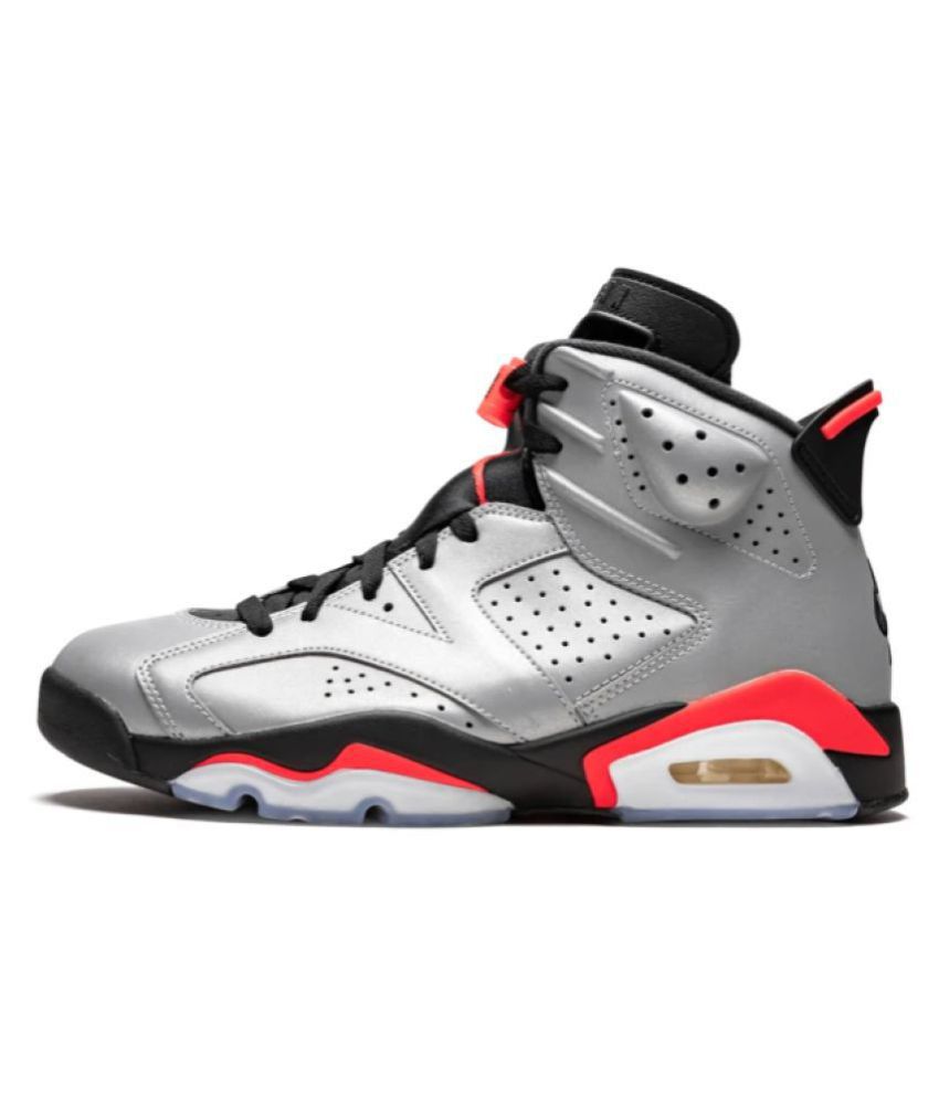 Jordan Retro 6 REFLECTIVE Midankle GREY: Buy Online at Best Price on Snapdeal