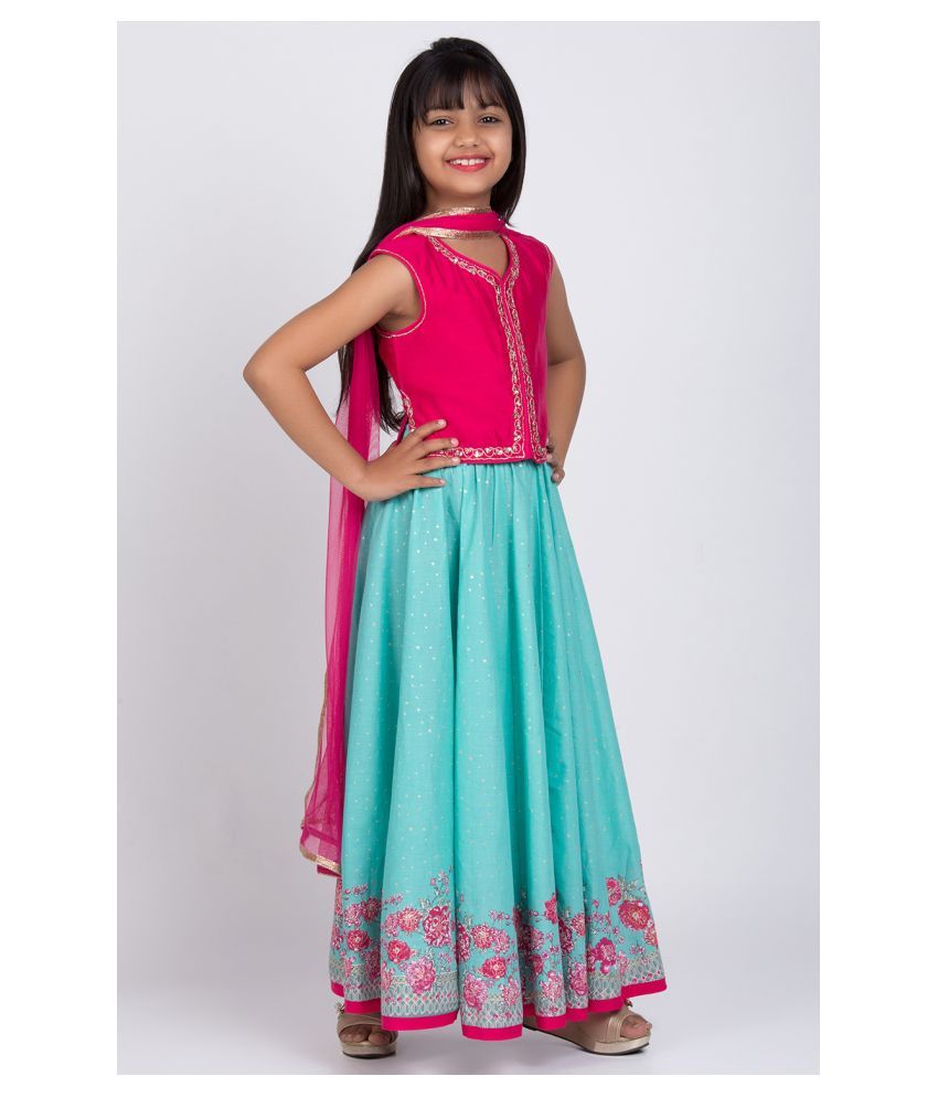 Biba Girls Lehenga Set - Buy Biba Girls Lehenga Set Online at Low Price ...