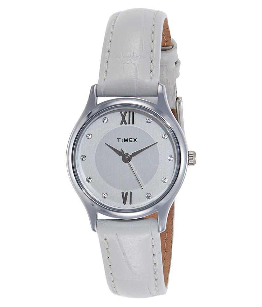 timex tw00zr112 leather analog