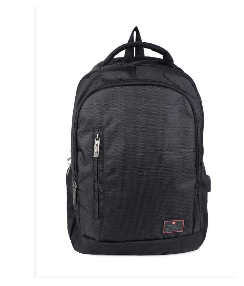 Swiss Military Black Backpack - Buy Swiss Military Black Backpack ...