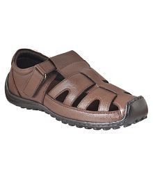 men's leather sandals and floaters