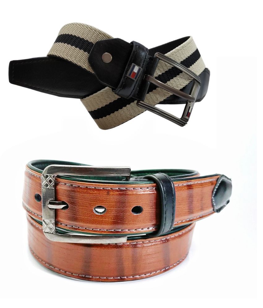 EDITEX Brown Canvas Combo Belt Buy Online At Low Price In India Snapdeal   EDITEX Brown Canvas Combo Belt SDL232317666 1 9f7e0 