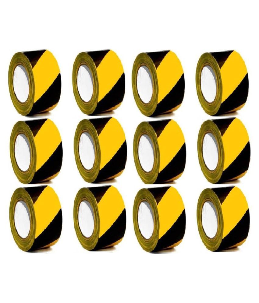 MASCO Zebra Floor Marking Tape 2 Inch x 20 Mtrs (Pack of 12) Buy