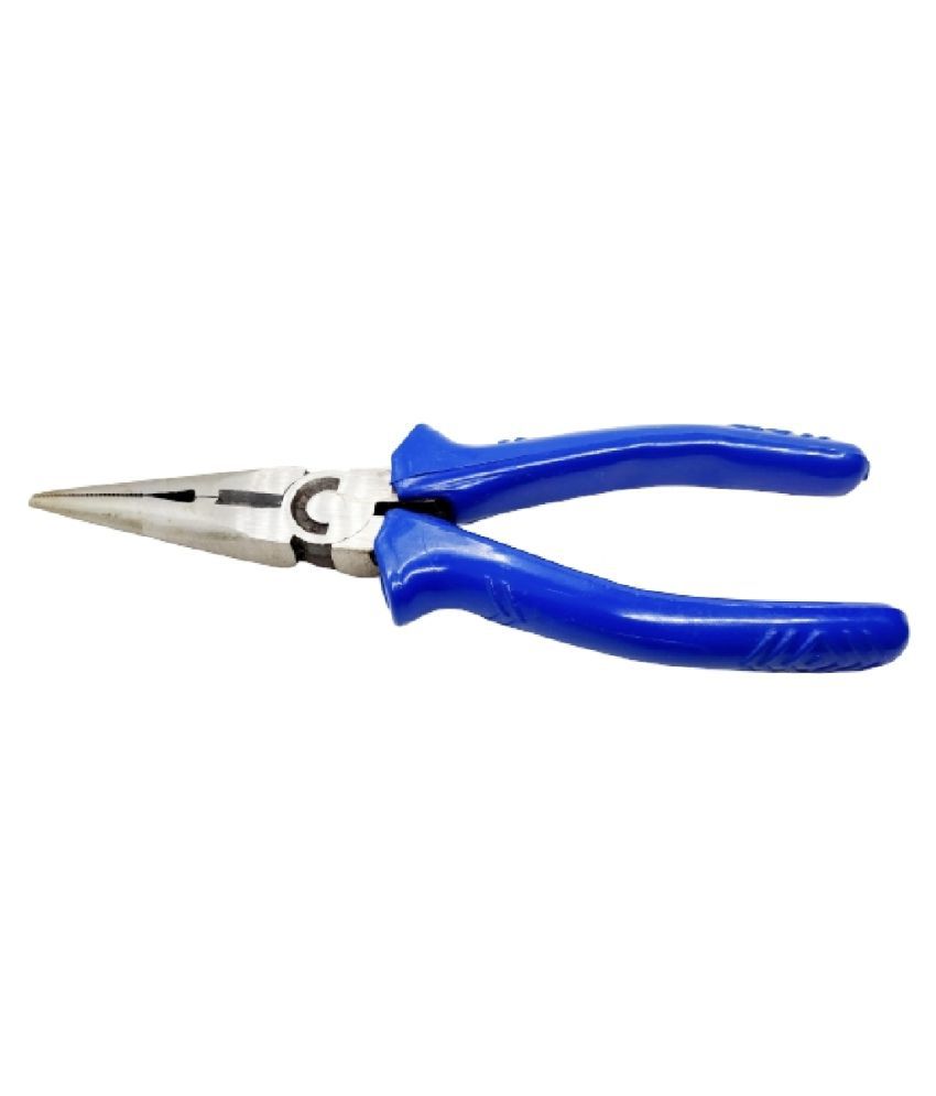 Sturdy Steel Long Nose Plier 6-inch Ticky (Blue)