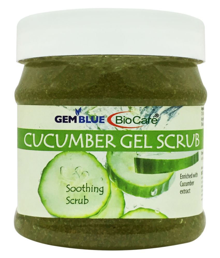 gemblue biocare Cucumber Gel Facial Scrub 500 ml: Buy gemblue biocare ...