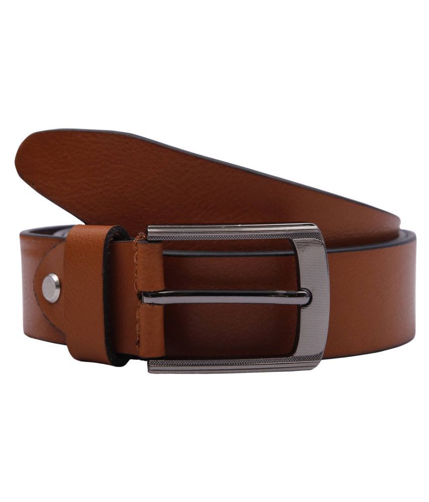 Ox Rodeo Tan Leather Formal Belt: Buy Online at Low Price in India