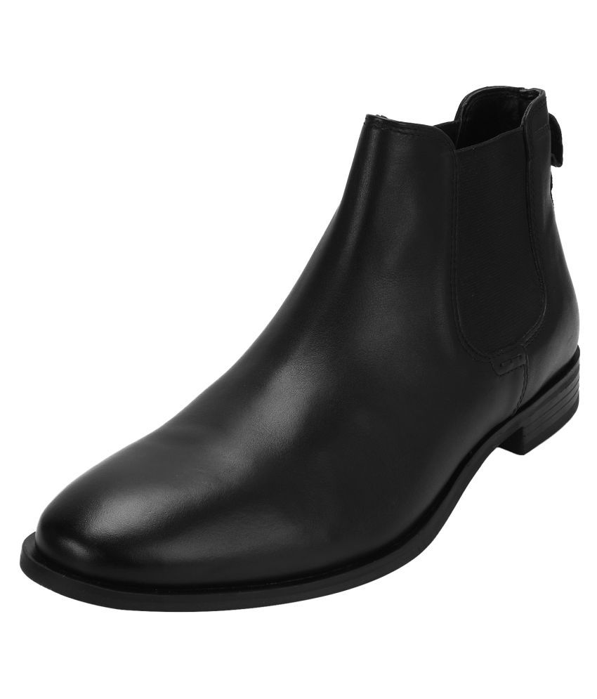 red tape mid top flat boots