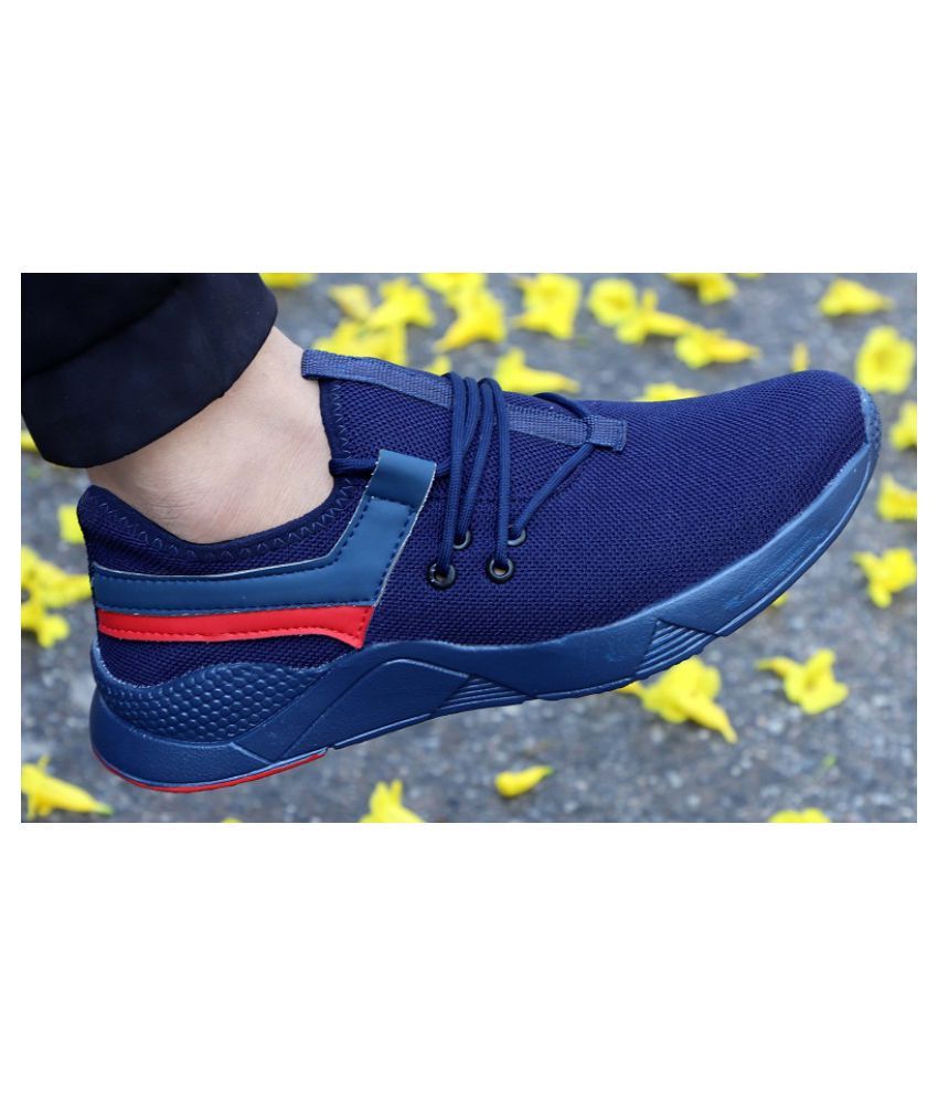 SHOEADDA Stylish And Trendy Navy Running Shoes - Buy SHOEADDA Stylish ...