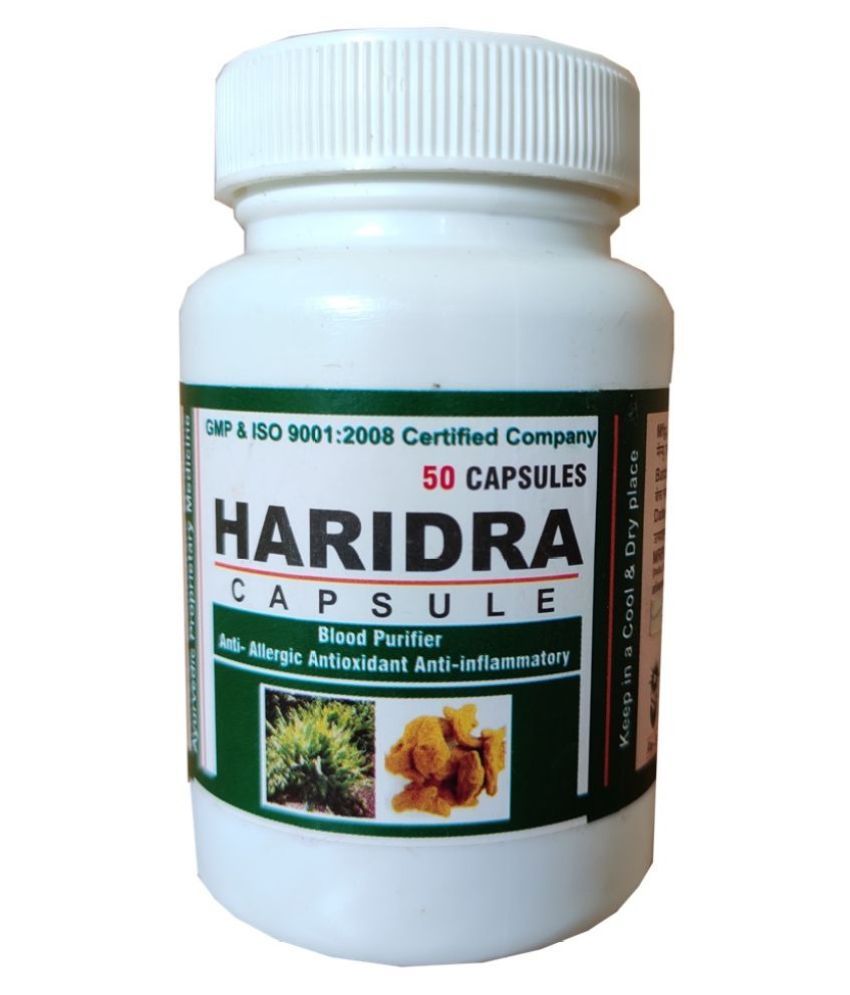 Ayursun Pharma HARIDRA CAPSULE Capsule 100 l Pack of 3: Buy Ayursun ...