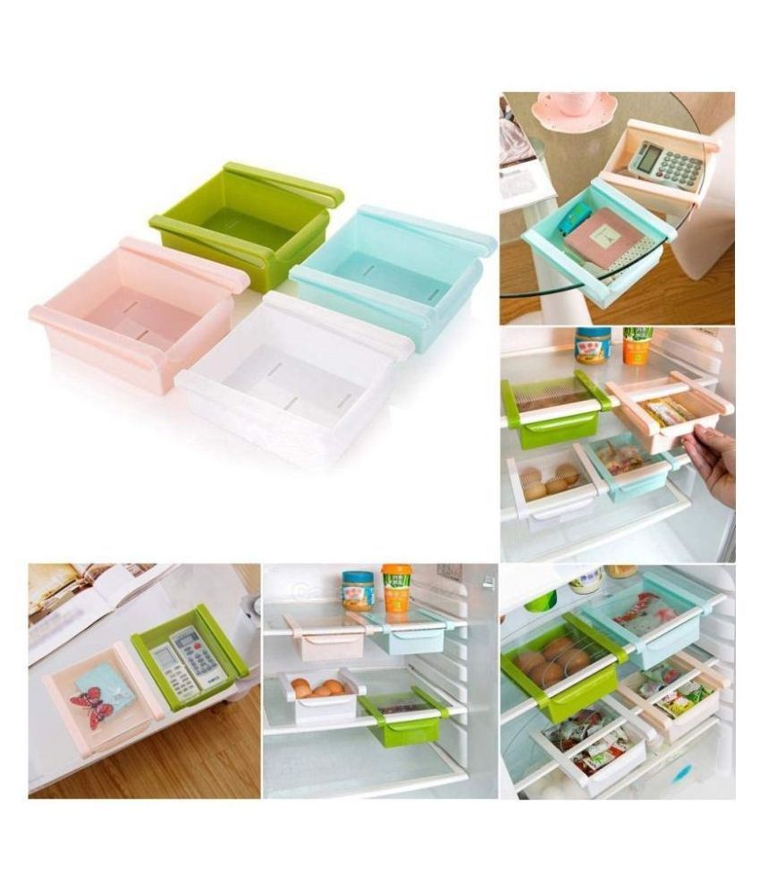 Palaki Online Services Expandable Adjustable Fridge Storage Racks Under