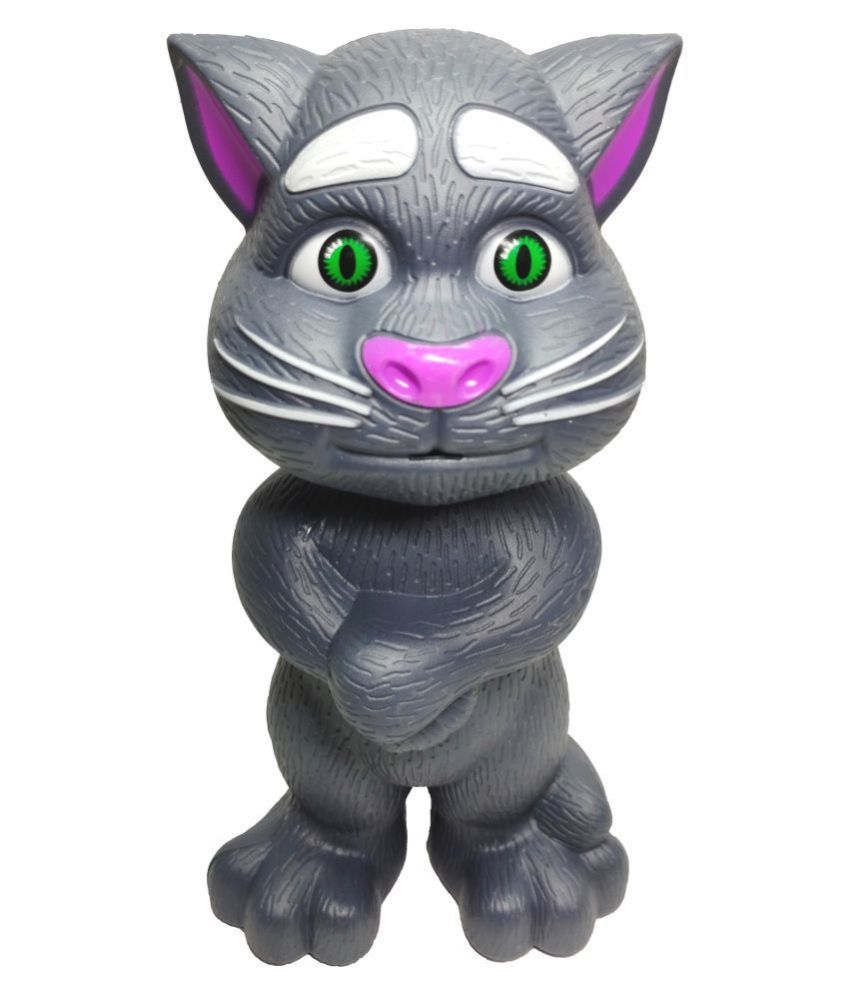 Wah Notion Dizheng Plastic Talking Tom Cat With Recording, Music, Story 