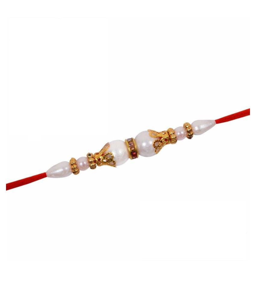     			Rakhi Set Handmade Traditional Auspicious & Designer Rakhi Multicolour Pack of 1