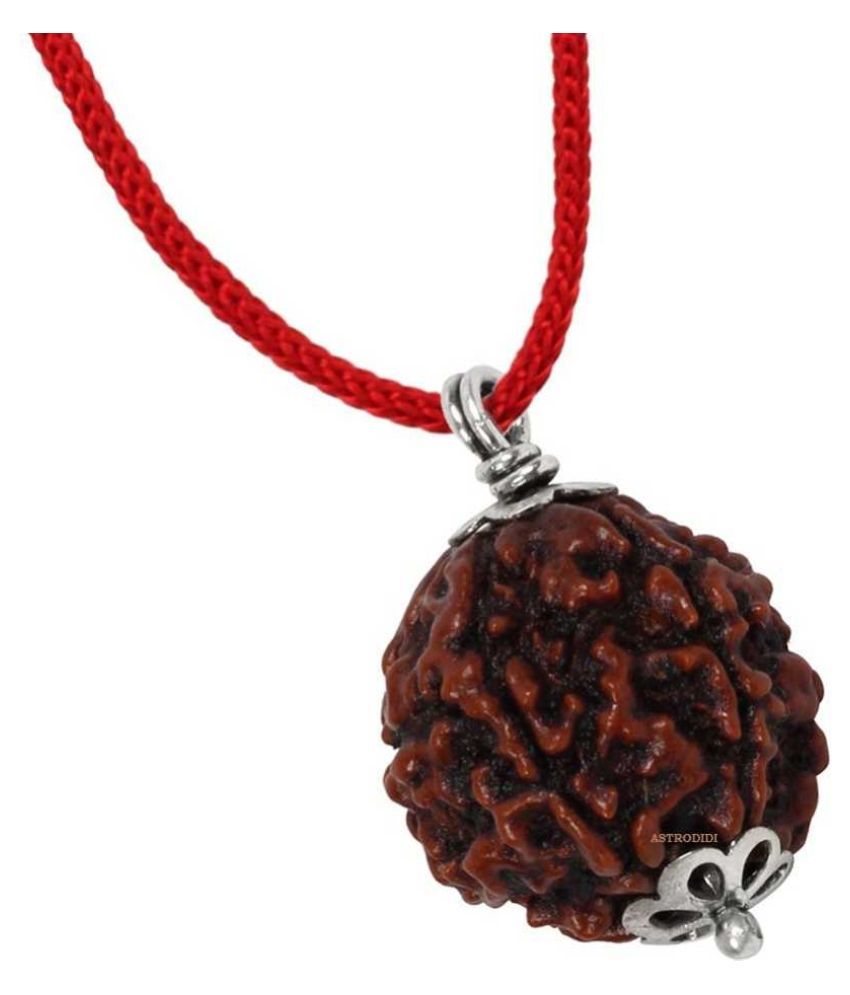     			Astrodidi 7 Mukhi Rudraksha Nepali Pendant With Lab Certificate