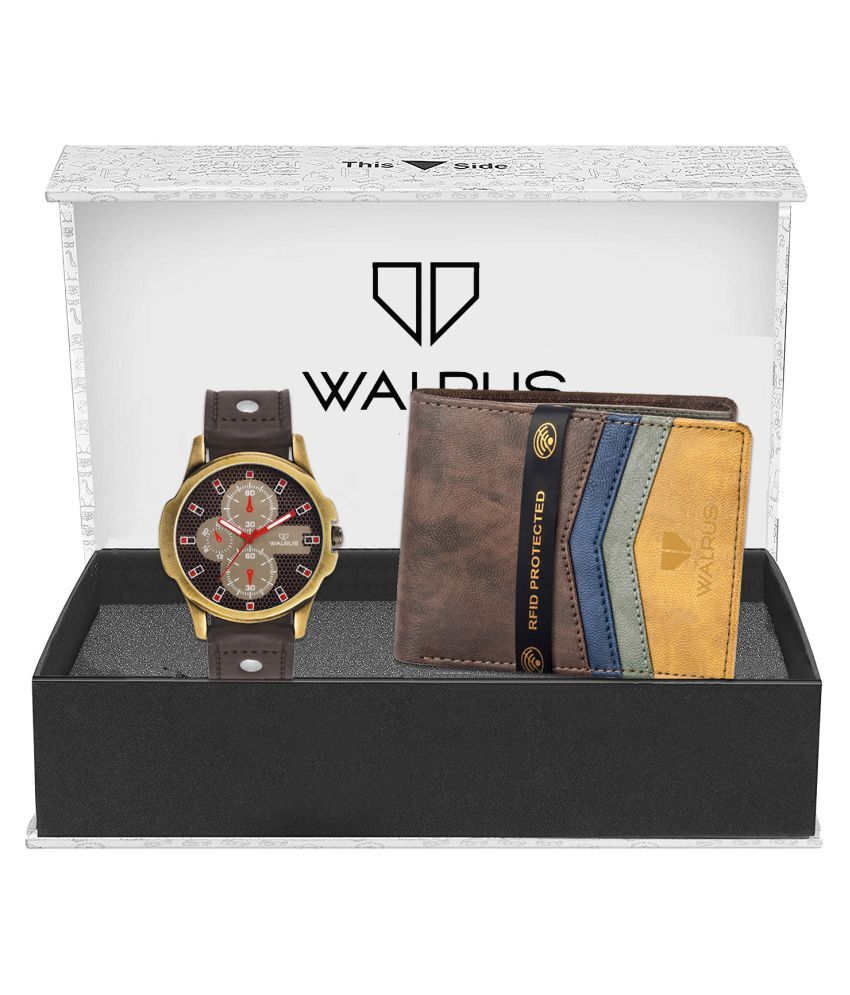     			Walrus WWWC-COMBO40 Leather Analog Men's Watch