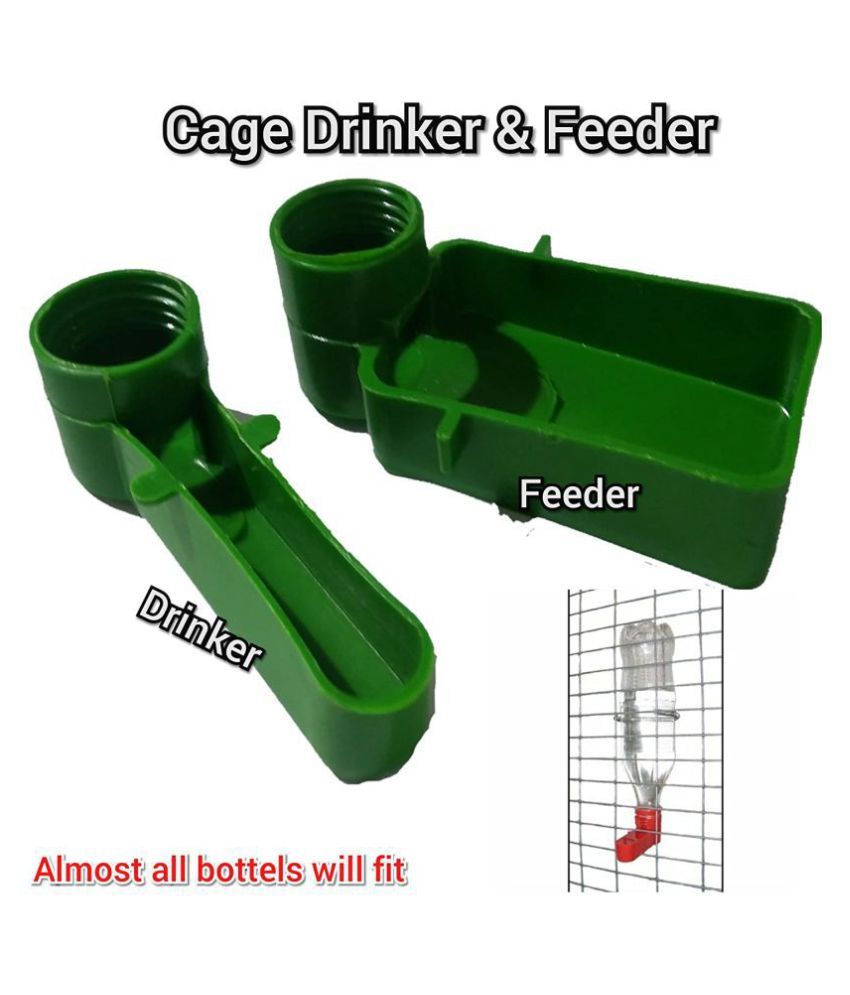 bird cage drinker feeder