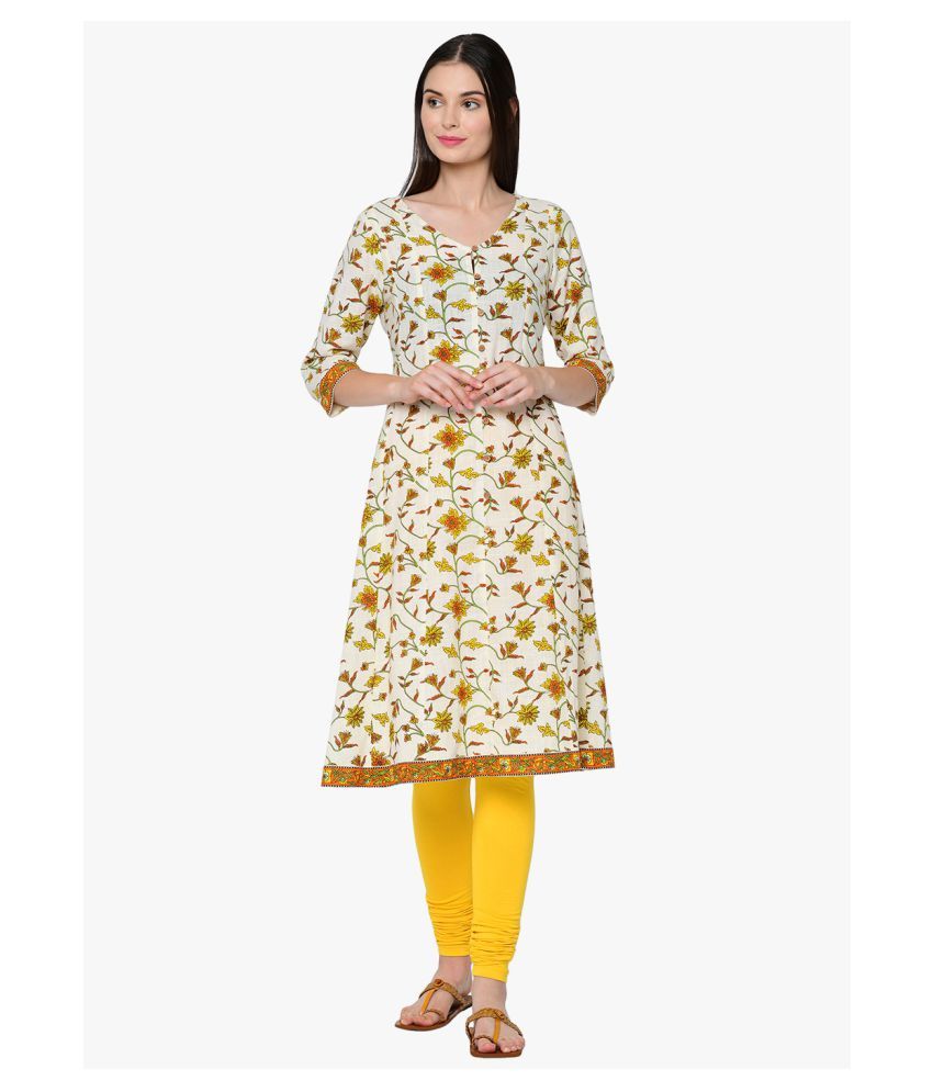 front pleated kurti designs