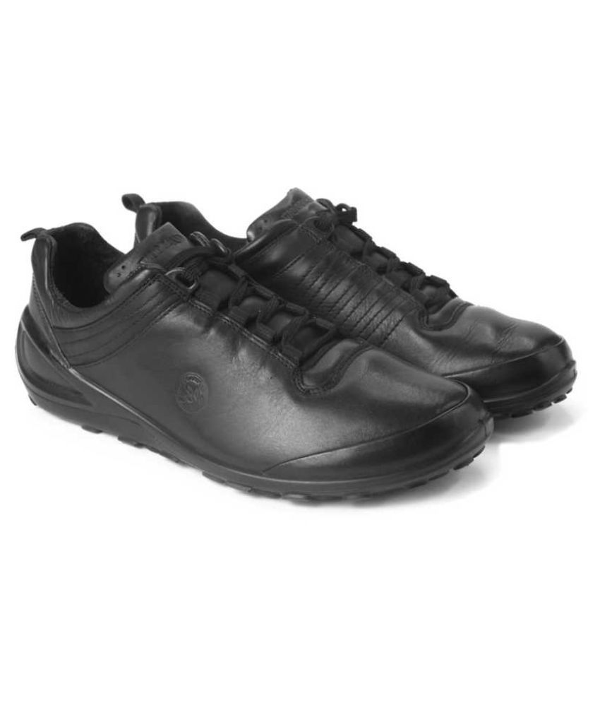 woodland black high ankle sneakers