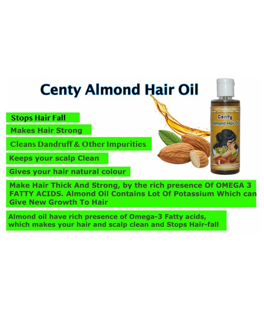 centy Almond Hair Oil +Flaxseed Hair Oil 200 mL Pack of 2 Buy centy