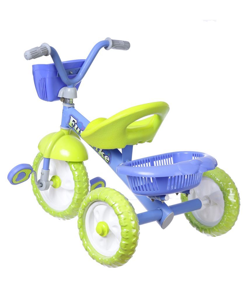 Dash Stylish Kids Tricycles with Front Basket, Backrest Seat, Back