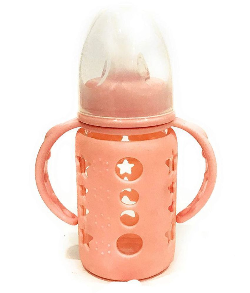 organic kidz glass feeding bottle