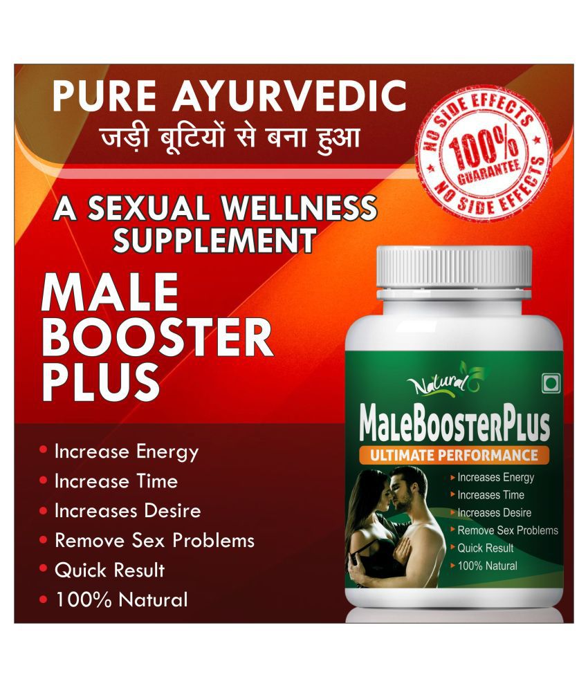 Natural Male Booster Plus Increase Male Energy Capsule 60 Nos Pack Of 8184