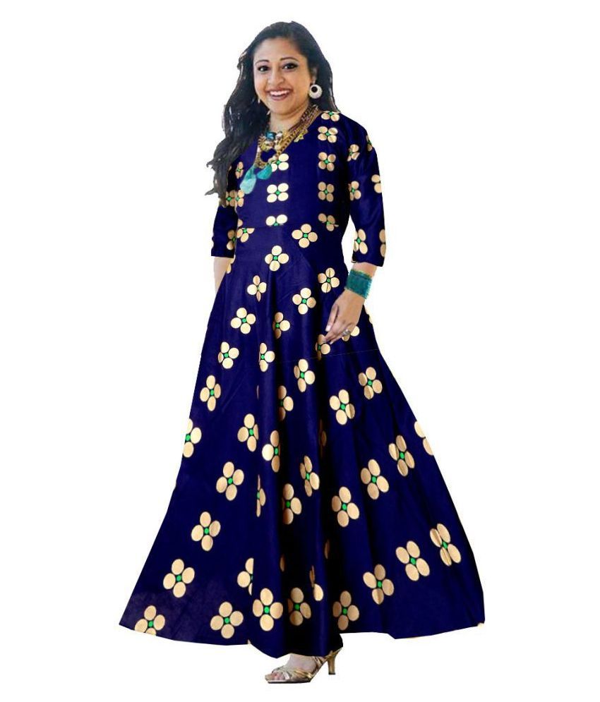 rayon full flair gown