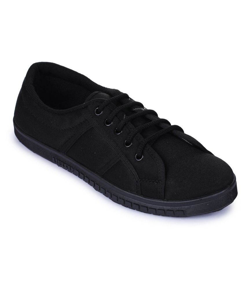 Liberty Lifestyle Black Casual Shoes 