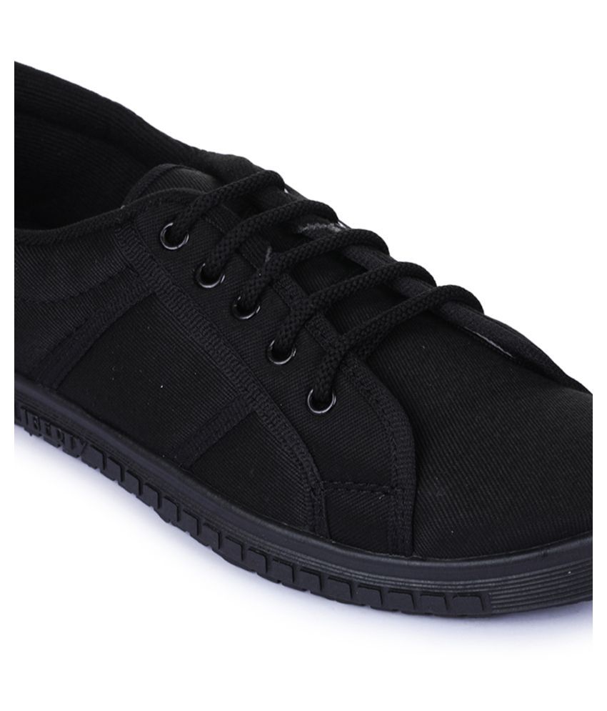 Liberty Lifestyle Black Casual Shoes 