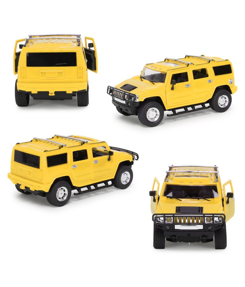 yellow hummer remote control car