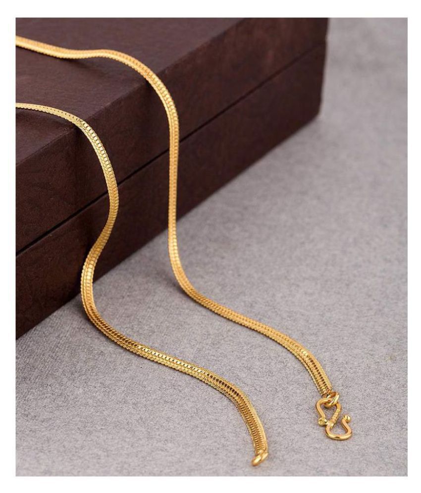     			raza - Gold Plated Chain ( Pack of 1 )