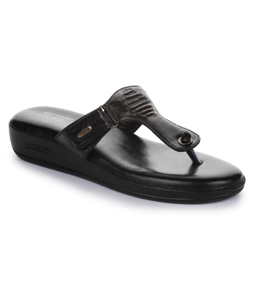 Liberty Black Slippers Price in India- Buy Liberty Black Slippers ...