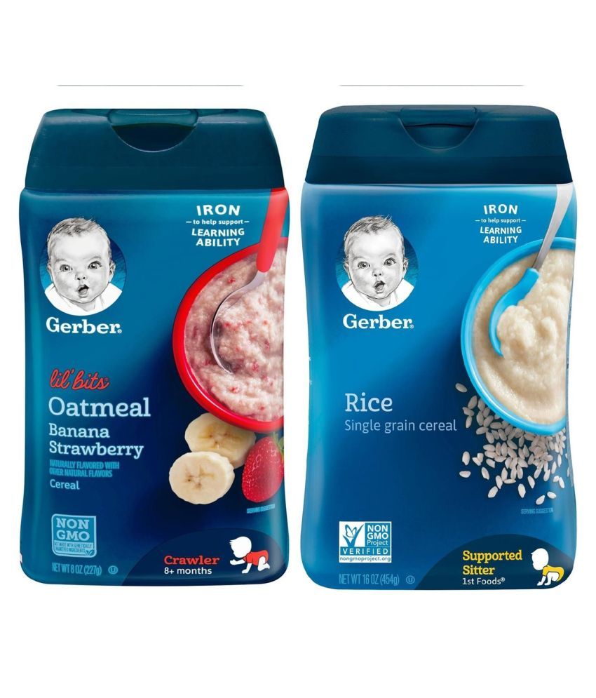 Gerber Mixed Fruits Infant Cereal for 6 Months + ( 454 gm