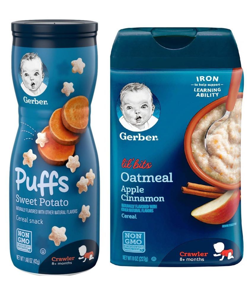 Gerber Oatmeal Infant Cereal for 6 Months + ( 269 gm ) Pack of 2: Buy