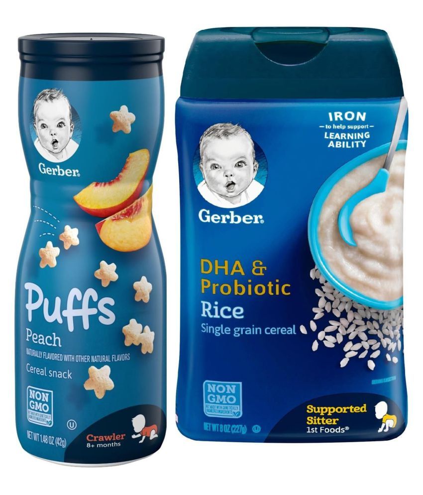 Gerber Rice Infant Cereal for 6 Months + ( 269 gm ) Pack of 2: Buy