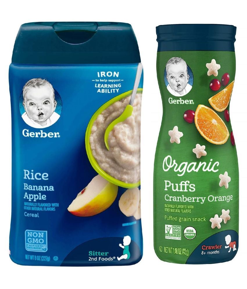 Gerber Rice Infant Cereal for 6 Months + ( 269 gm ) Pack of 2: Buy