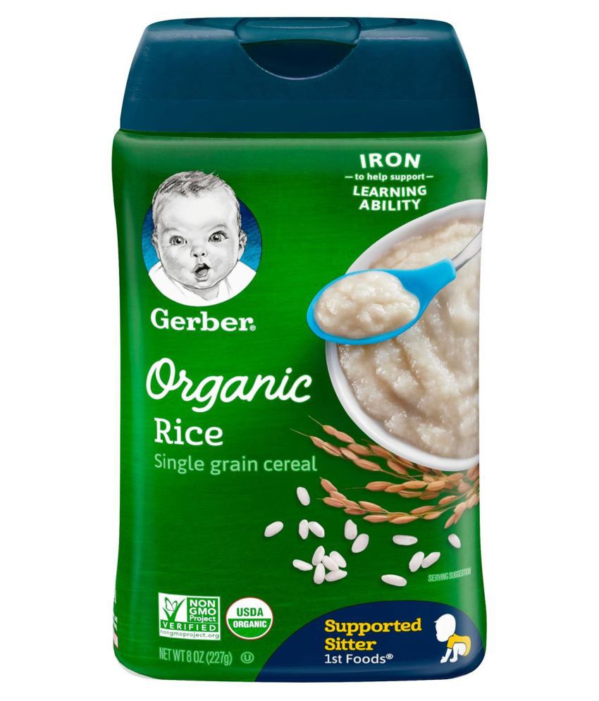 Gerber Rice Infant Cereal for 6 Months + ( 454 gm ) Pack of 2: Buy
