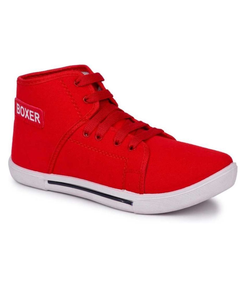     			Jootiyapa Outdoor Red Casual Shoes