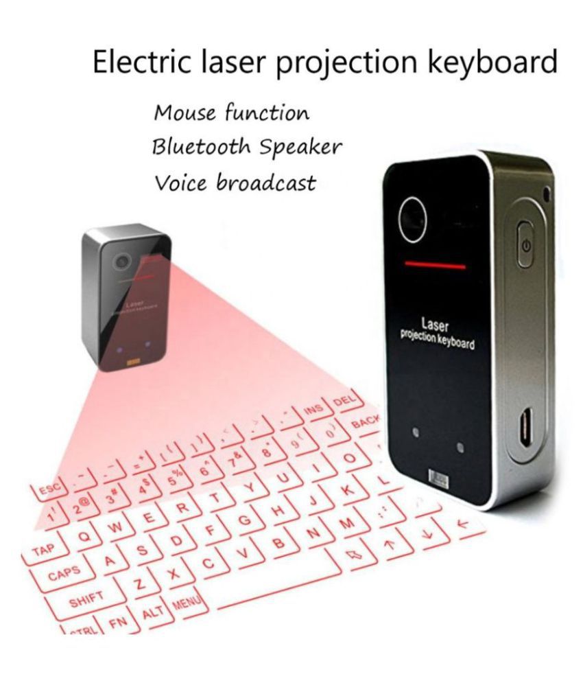 Laser Projection Keyboard OEM084 Black Wireless Laser Keyboard