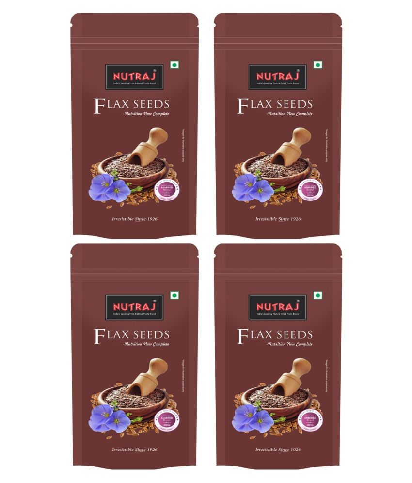Nutraj - Flax Seeds (Pack of 4)