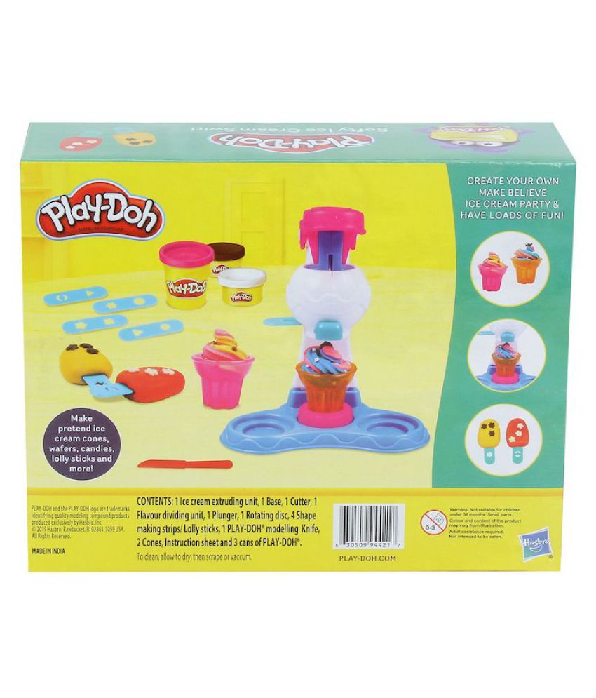 play doh softy ice cream swirl