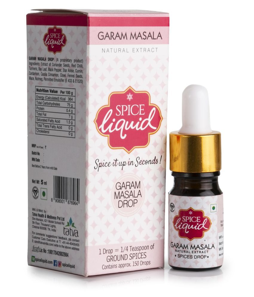 Spice Liquid Garam Masala 5 ml Pack of 3 Buy Spice Liquid Garam Masala