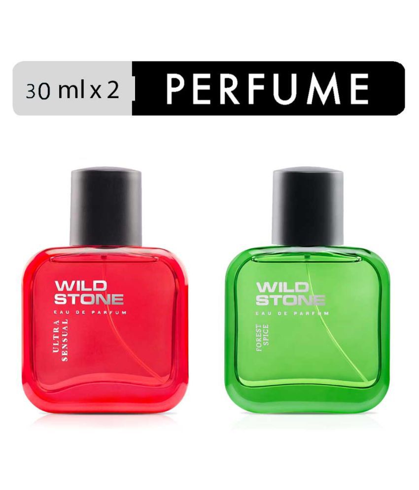     			Wild Stone Forest Spice and Ultra Sensual Combo (30 ml each)- Pack of 2 Eau de Parfum - 60 ml (For Men)
