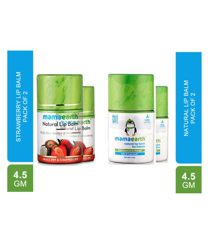 mamaearth lip balm strawberry