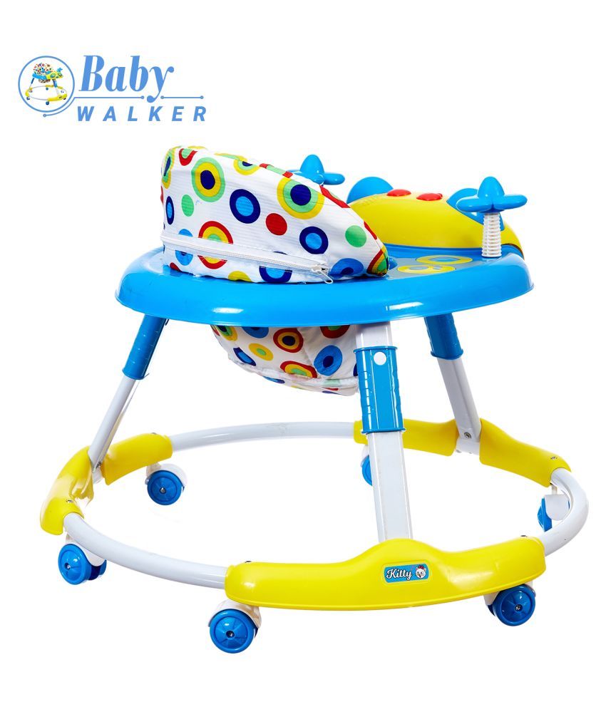 Dash Stylish Baby Walker, Activity Walker with Music Buttons, Cushioned ...