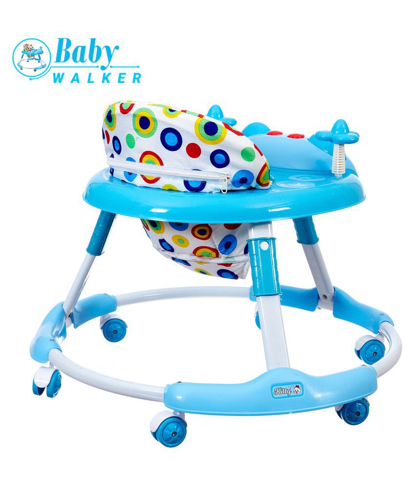 Dash Stylish Baby Walker, Activity Walker with Music Buttons, Cushioned ...