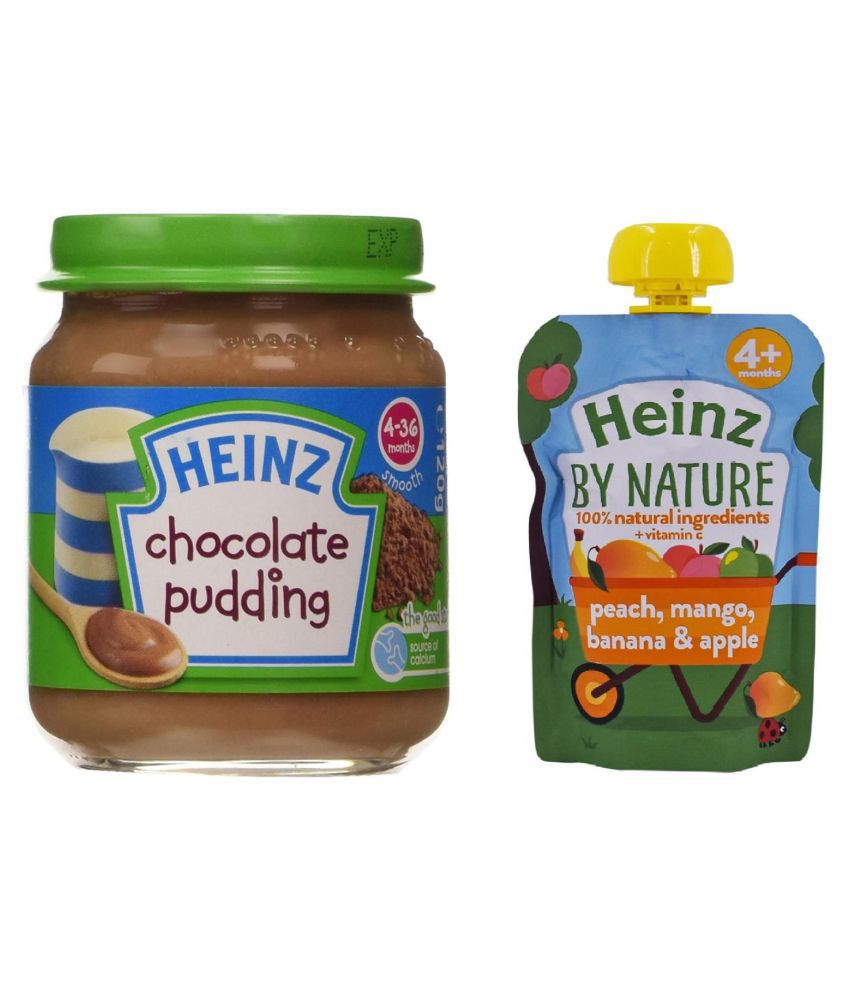 Heinz Chocolate  Pudding Snack Foods for 6 Months + ( 200 gm ) Pack of 2
